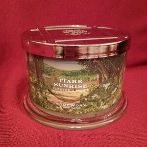 HomeWorx By Harty Slatkin Scented Candle Tiare Sunrise 3 Wick Large